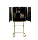 Bold Monkey Ava Morgana wijn drank kast slangenleer €1739 nu, Huis en Inrichting, Bold Monkey, Bold Monkey, Verzenden, Nieuw