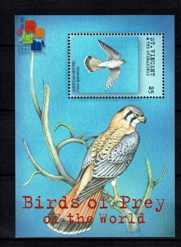 st vincent 01 pf blok roofvogels valken birds of prey vogels beschikbaar voor biedingen
