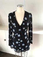 Denham zwarte met blauwe bloem tuniek blouse jurk 36 chcs, Kleding | Dames, Blouses en Tunieken, Denham, Zwart, Ophalen of Verzenden