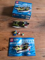Lego 60114 speedboot met doos en boekje, Ophalen of Verzenden, Zo goed als nieuw, Complete set, Lego