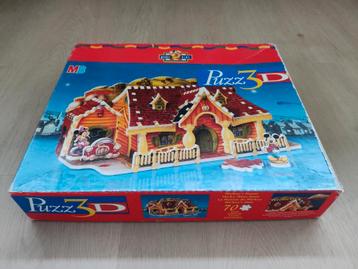 Twee 3d Puzzels: Mickey Mouse en The Big Ben beschikbaar voor biedingen