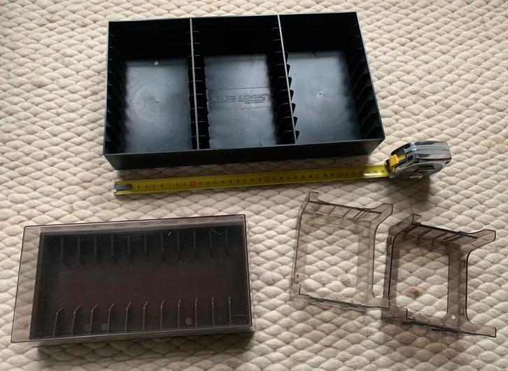 Retro opbergrekjes displayrekjes cassettebandjes cassettes, Cd's en Dvd's, Cassettebandjes, Gebruikt, Toebehoren, Met bewaardoos, rek of koffer