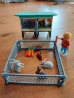 Konijnenhok  met buitenren, Ophalen of Verzenden, Zo goed als nieuw, Complete set