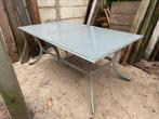 Tuintafel, Gebruikt, Rechthoekig, Ophalen of Verzenden, Aluminium