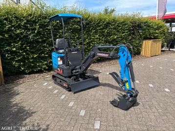 Minigraafmachine Kingway REX 10, 3 bakken, met zwenkarm beschikbaar voor biedingen