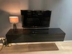 TV meubel zwart hoogglans (zwevend), Huis en Inrichting, Kasten | Televisiemeubels, Ophalen, 150 tot 200 cm, Zo goed als nieuw