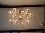 ANTIEK  KRISTAL HANGLAMP MET  17 LAMPJES, Ophalen