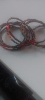 Set van 10 indiase hippy armbanden, Sieraden, Tassen en Uiterlijk, Armbanden, Ophalen of Verzenden, Nieuw, Overige kleuren, Overige materialen
