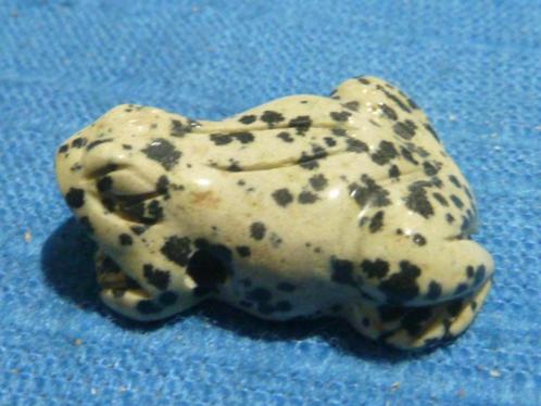 Hanger kikker van dalmatier jaspis, Sieraden, Tassen en Uiterlijk, Edelstenen, Nieuw, Ophalen of Verzenden