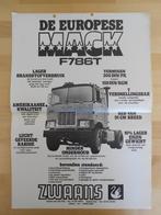 Mack F786T Brochure / Poster ca 1979 – F786 T, Zo goed als nieuw, Overige merken, Ophalen, Bedford