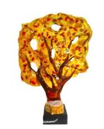 Glasfusie, glaskunst, left leaves, Ophalen