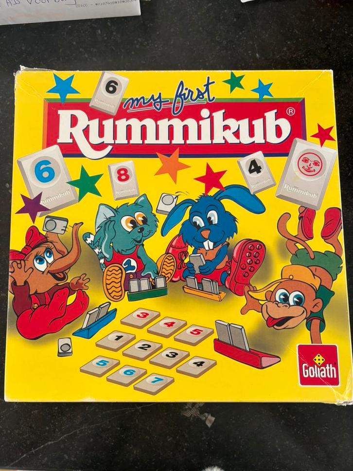 My First Rummikub Bordspel, Hobby en Vrije tijd, Gezelschapsspellen | Bordspellen, Gebruikt, Drie of vier spelers, Ophalen