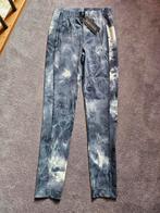 Stretch tregging Elsewhere, tie dye, grijs/wit, mt S, XXL, Ophalen of Verzenden, Maat 46/48 (XL) of groter, Grijs, Lang