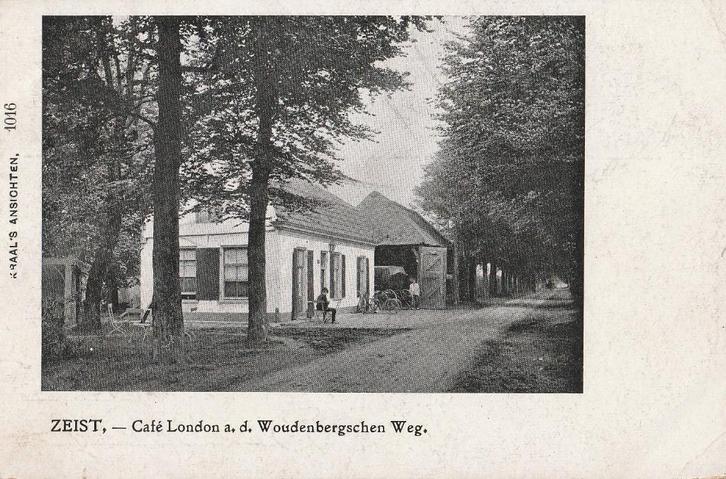 Zeist - 441 - twa : Café "Oud London", Verzamelen, Ansichtkaarten | Nederland, Utrecht, Voor 1920, Verzenden