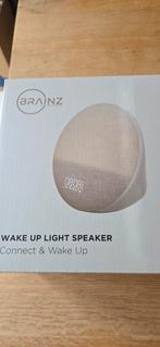 Brainz Wake Up Light Speaker - Wekker met Licht en Speaker, Ophalen of Verzenden, Nieuw, Digitaal, Wekker of Tafelklok