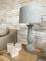 4 landelijke tafellampen – beton & linnen – per stuk of set, Overige materialen, 50 tot 75 cm, Ophalen of Verzenden, Landelijk