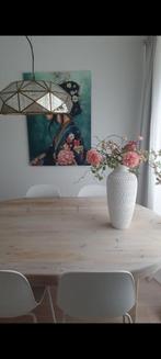 Eetkamertafel mag weg met stoelen vaste prijs €150, Ophalen, Zo goed als nieuw, 25 tot 50 cm, Rechthoekig
