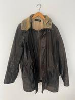 Vintage lerenjas xxl   winter, Ophalen, Gedragen, Maat 56/58 (XL), Bruin