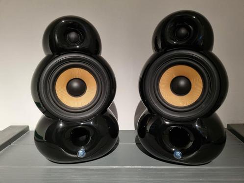 Te koop: m Scandyna Blue Room micropod mk2 speakers, Audio, Tv en Foto, Luidsprekers, Zo goed als nieuw, Front, Rear of Stereo speakers