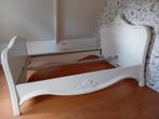 Landelijk bed, Huis en Inrichting, Ophalen of Verzenden, Tweepersoons, Hout, 200 cm