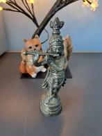 Krishna met fluit brons 16 cm, Antiek en Kunst, Ophalen of Verzenden, Brons