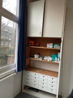 Hoge Lundia kast mét karakteristiek ladeblok, Ophalen, Gebruikt, 200 cm of meer, Minder dan 150 cm