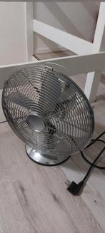 Ventilator chroom, Ophalen of Verzenden, Zo goed als nieuw, Tafelventilator