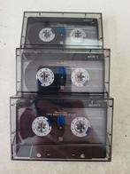 3x Sony UX 90 type II high chrome class cassettebandjes, Cd's en Dvd's, Cassettebandjes, 2 t/m 25 bandjes, Overige genres, Ophalen of Verzenden