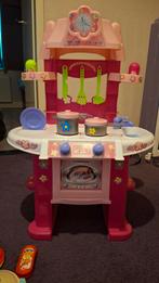 Leuke roze speelkeuken, Kinderen en Baby's, Speelgoed | Speelkeukens, Ophalen, Gebruikt, Kunststof, Speelkeuken