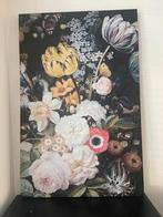 Bloemen canvas schilderij, Huis en Inrichting, Woonaccessoires | Schilderijen, Tekeningen en Foto's, Ophalen, Zo goed als nieuw