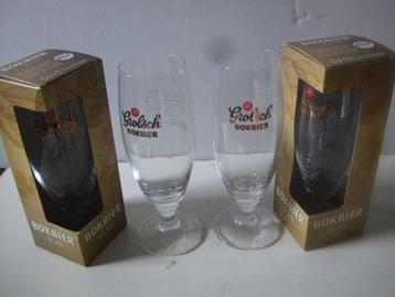 Grolsch glazenset (nr.10) Bokbier beschikbaar voor biedingen