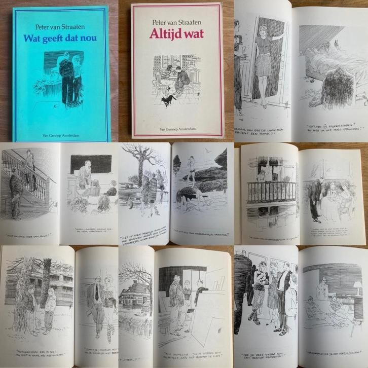 2x Peter van Straaten boeken Altijd wat & Wat geeft dat nou, Boeken, Strips | Comics, Zo goed als nieuw, Complete serie of reeks