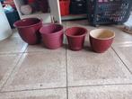 bloempotten, Tuin en Terras, Ophalen, Gebruikt, Rond, Minder dan 25 cm