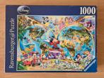 Legpuzzel Disney’s Wereldkaart Ravensburger 157853 (1000 st), 500 t/m 1500 stukjes, Legpuzzel, Zo goed als nieuw, Ophalen