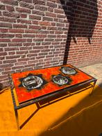 Vintage Belarti Salontafel met Abstract Tegelblad, Ophalen of Verzenden