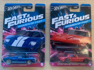 2x 1:64 Fast and Furious Women of Fast beschikbaar voor biedingen