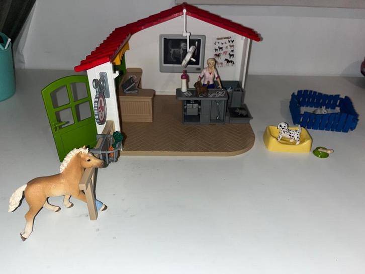 Schleich Farm World Dierenartspraktijk met Huisdieren, Verzamelen, Speelgoed, Zo goed als nieuw, Ophalen of Verzenden