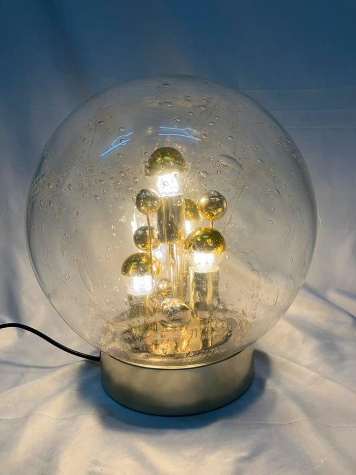 Doria Big Ball tafellamp hoogwaardig vintage design lamp!, Huis en Inrichting, Lampen | Tafellampen, Gebruikt, Minder dan 50 cm