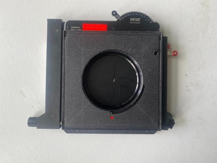 Sinar DB Copal Auto-Aperture f5.6 Shutter improved 88 model, Audio, Tv en Foto, Fotocamera's Analoog, Gebruikt, Spiegelreflex