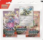 Pokemon TCG - Temporal Forces: Cyclizar 3-Pack Blister, Ophalen of Verzenden, Nieuw, Overige typen