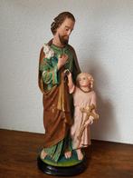Oud Sint Jozef beeld met kindje Jezus., Antiek en Kunst, Ophalen of Verzenden