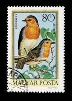 postzegel 362 Hongarije vogels Roodborstje, Ophalen of Verzenden, Gestempeld