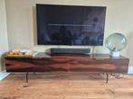 HK Living TV-meubel Rosewood – (b) 167 x (d) 30 x (h) 36 cm, Ophalen, 150 tot 200 cm, Zo goed als nieuw, Minder dan 100 cm