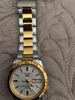 Seiko 5 Automatisch Horloge - Staal/Goud nieuw staat, Seiko, Gebruikt, Staal, Polshorloge