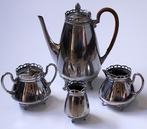 Verzilverd koffieservies, 4-delig, jaren '30, Ophalen of Verzenden