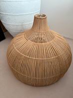 Maggie Rotan lampenkap bijna nieuw naturel hout 50cm, Overige kleuren, Rond, Ophalen of Verzenden, Zo goed als nieuw