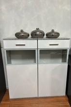 Moderne tv-kast, Kunststof, Gebruikt, 100 tot 150 cm, Ophalen of Verzenden