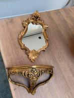 Mooie Franse spiegel en console te koop, Antiek en Kunst, Ophalen of Verzenden