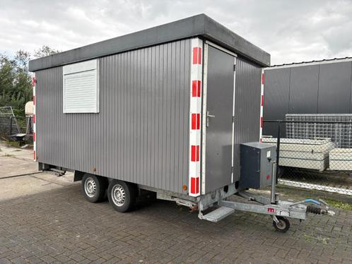 Te koop snelverkeer schaftwagen / schaftkeet / tandemasser, Doe-het-zelf en Verbouw, Bouwketen en Schaftketen, Gebruikt, Ophalen