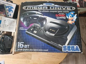 Mega drive compleet met twee spellen. beschikbaar voor biedingen
